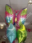 5 balloon butterfly bouquet