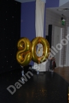 80th birthday balloons