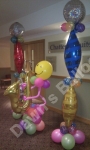 Large life-sized balloon decorations.