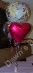 4 Balloon Bouquet with Deco Bubble Top