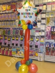 Free standing personalised balloons