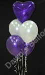 5 Balloon Bouquet with Foil Top - prices starting from �9.25