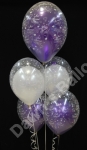 5 Balloon Double Bubble Bouquet - prices starting from �12.75