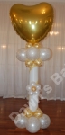 Large Double Stuffed Wedding Pillar - prices starting from �35.00